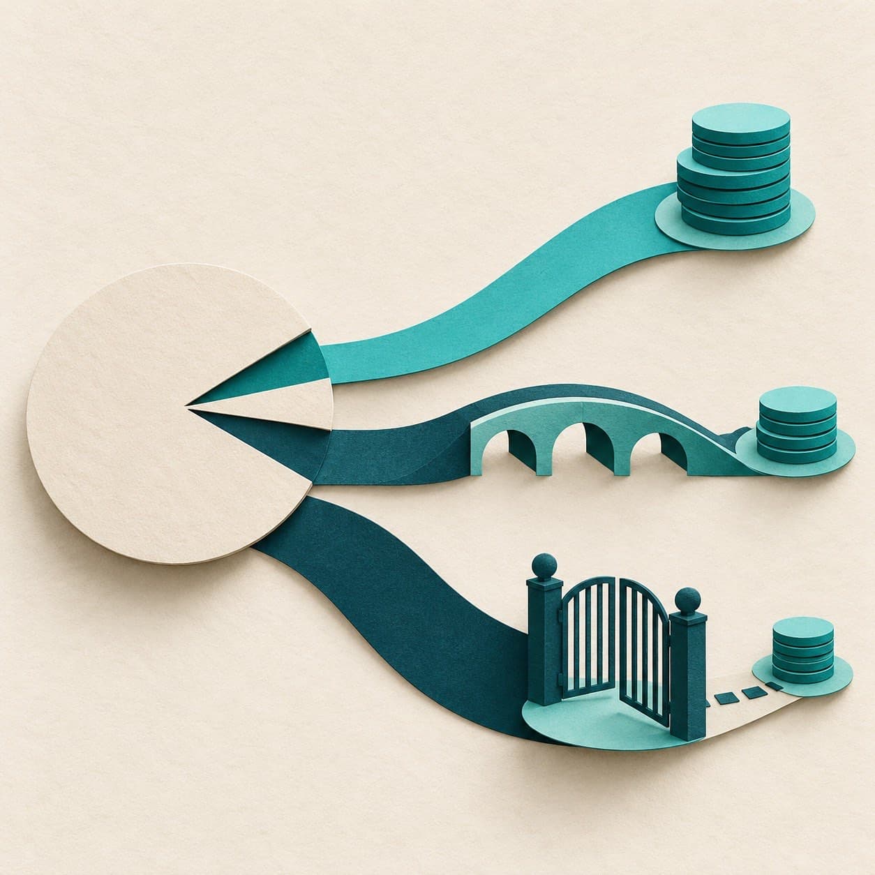 A sale value split between immediate cash, deferred payments and a gated conditional payment